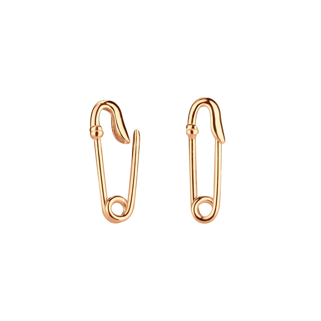 Safety Pin Earrings Rosé