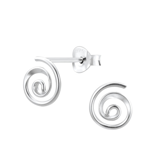 Spiral Studs Silber