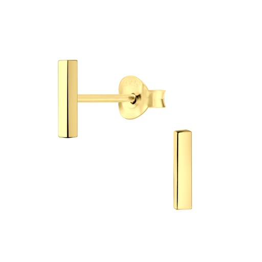 Simple Bar Studs Gold