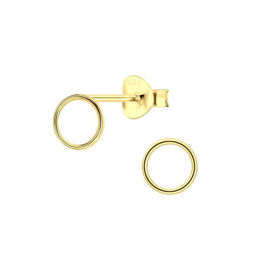 Circle Studs Gold